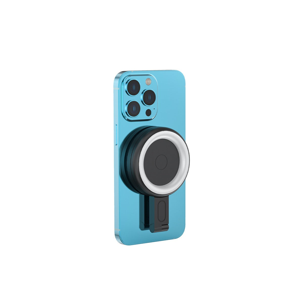 Magnetic Mini Selfie Ring Light with 180° Flip Fill
