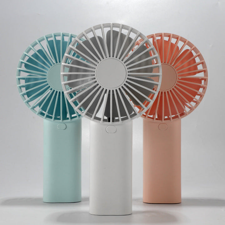 Mini Handheld Fan with Power Bank: Portable Cooling
