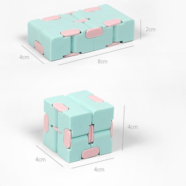 Infinity Cube Fidget Toy for Pocket-Sized Stress Relief