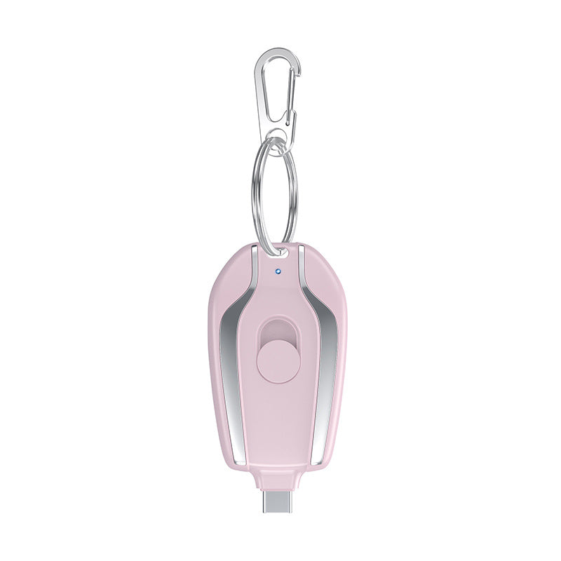 Keychain Phone Charger 1500mAh Portable Emergency Power