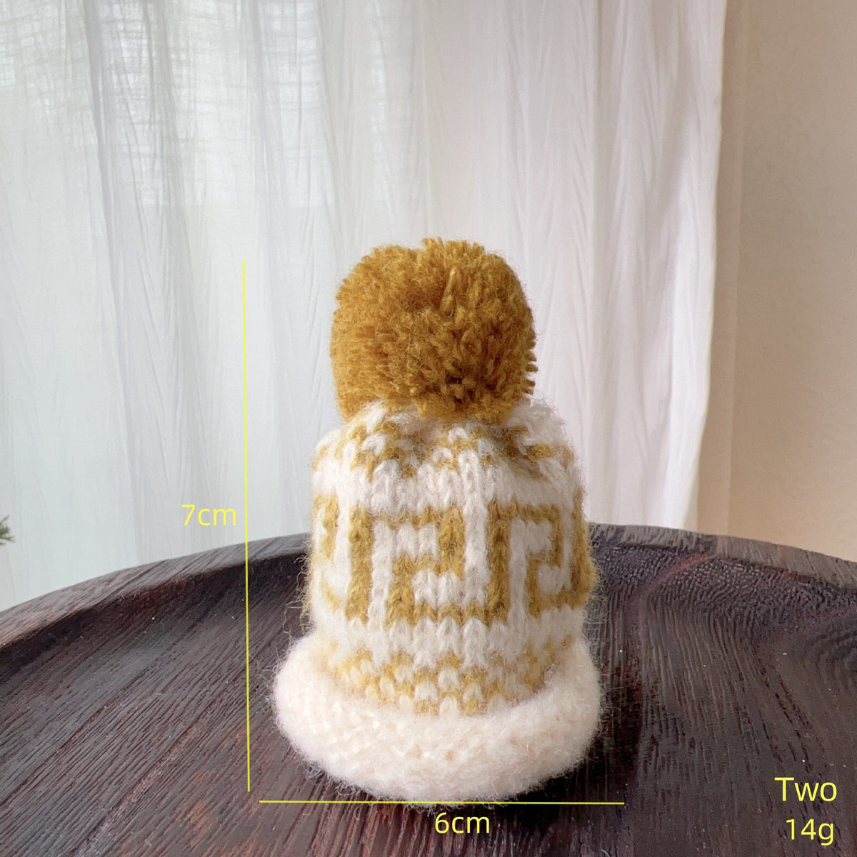 Mini Christmas Wine Bottle Hats Set of 4 Decorations