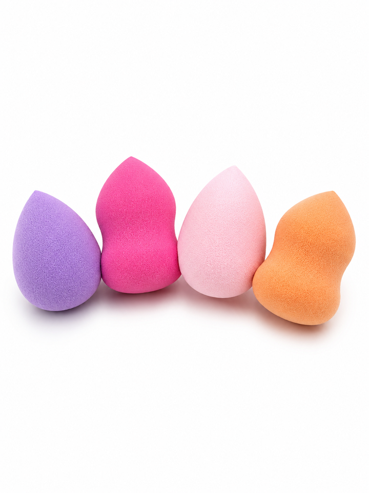 4-Piece Mini Makeup Sponge Puff Set — Blend & Contour