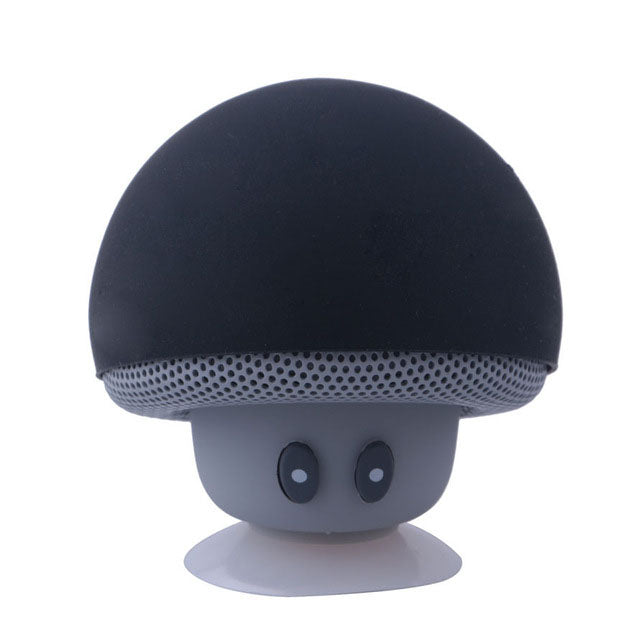 Mini Mushroom Bluetooth Speaker With Suction Cup Mount