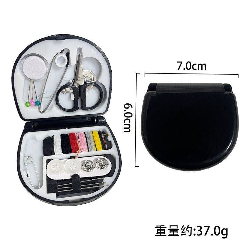 Mini Sewing Kit with Scissors and Pins for Quick Fixes