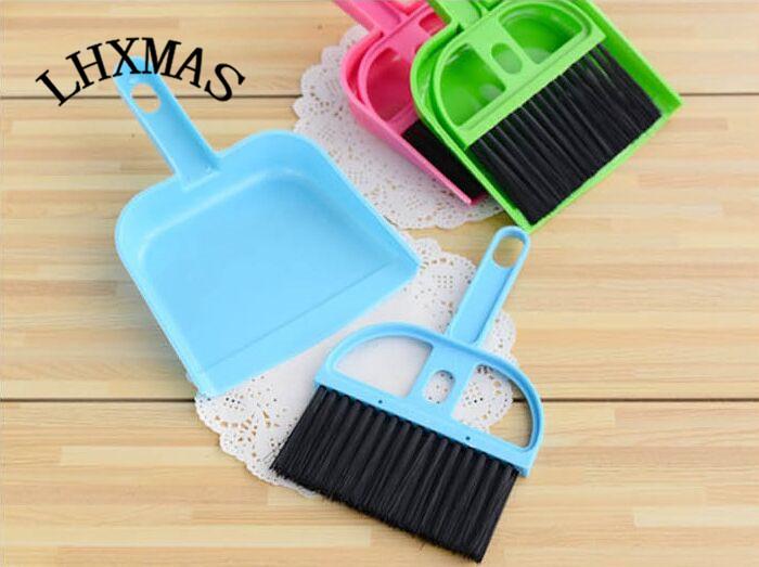 Mini Desktop Broom and Dustpan Set for Keyboards