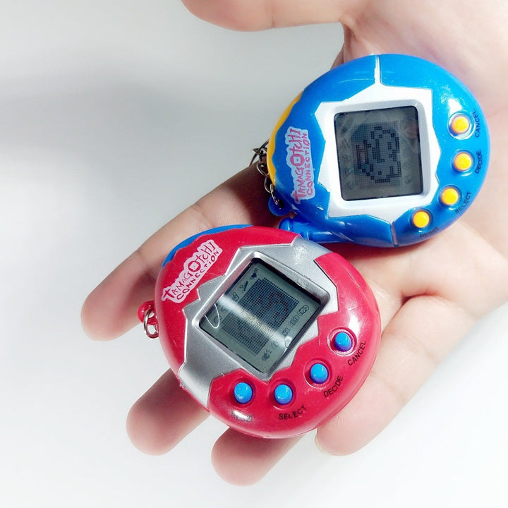 Mini Virtual Pet Game Keychain for Portable Daily Fun