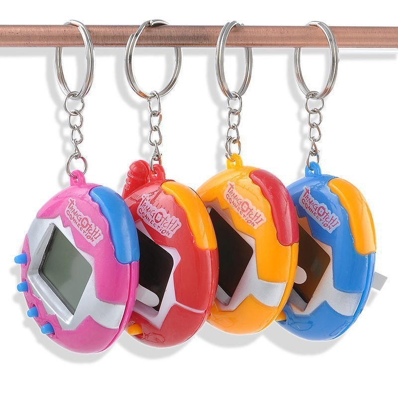Mini Virtual Pet Game Keychain for Portable Daily Fun