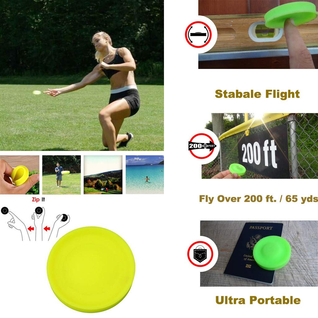 Soft Flying Disc for Kids & Adults, 200-Foot Flight