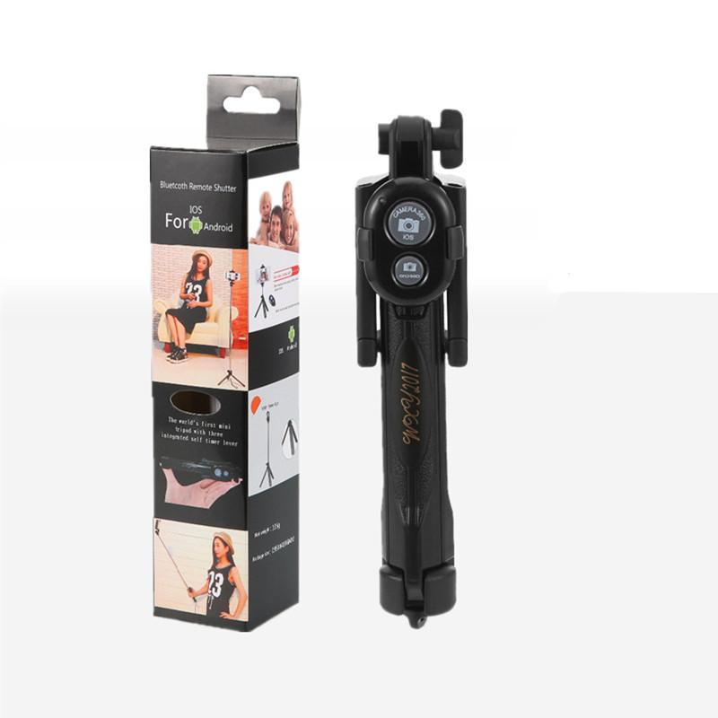 Foldable Selfie Stick Tripod with Bluetooth Remote