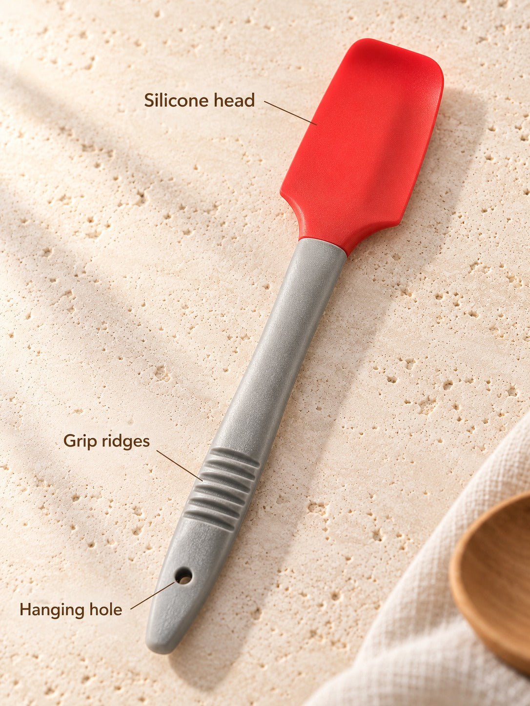 Mini Silicone Cream Spatula for Precise Baking Work