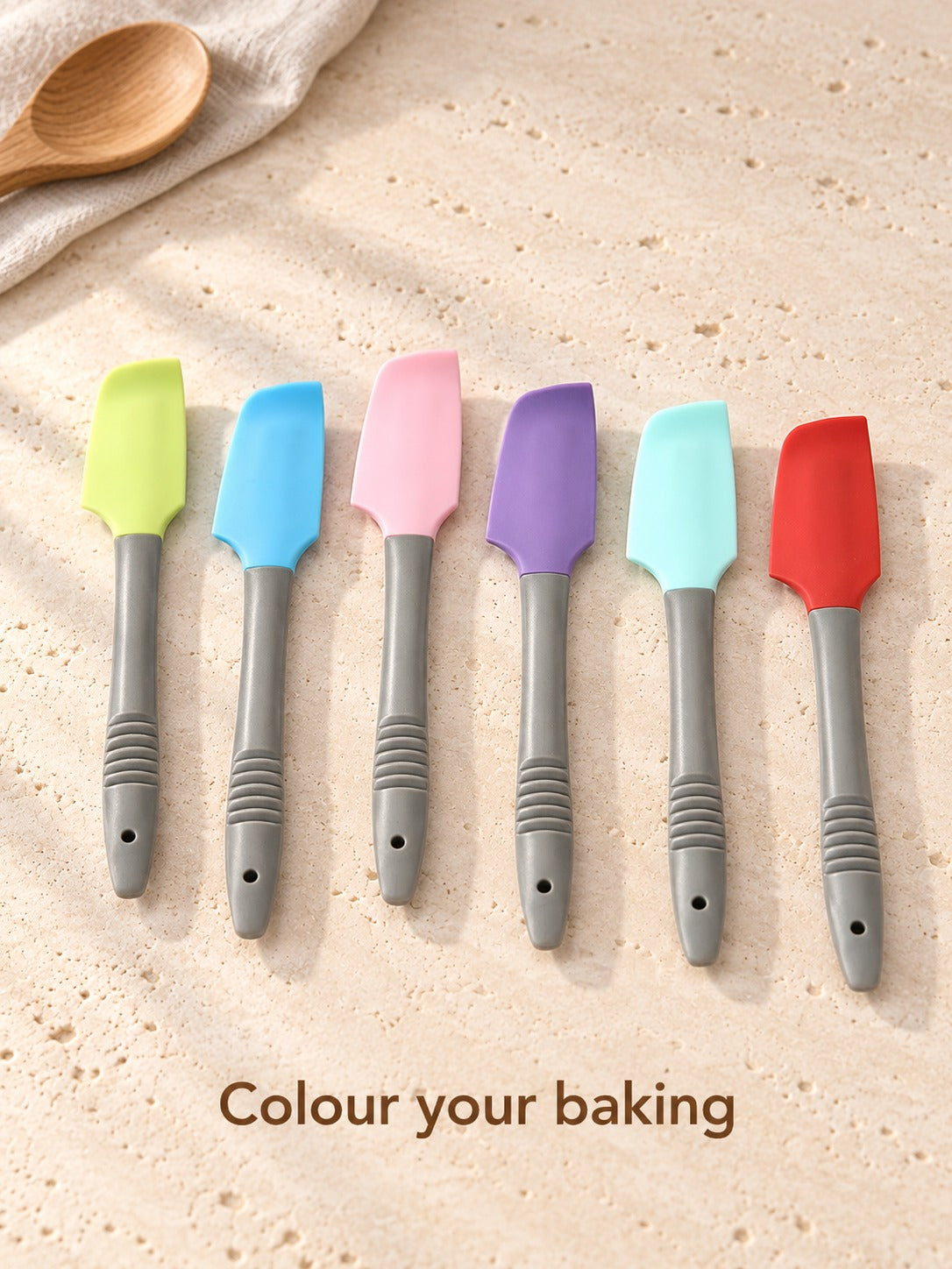 Mini Silicone Cream Spatula for Precise Baking Work