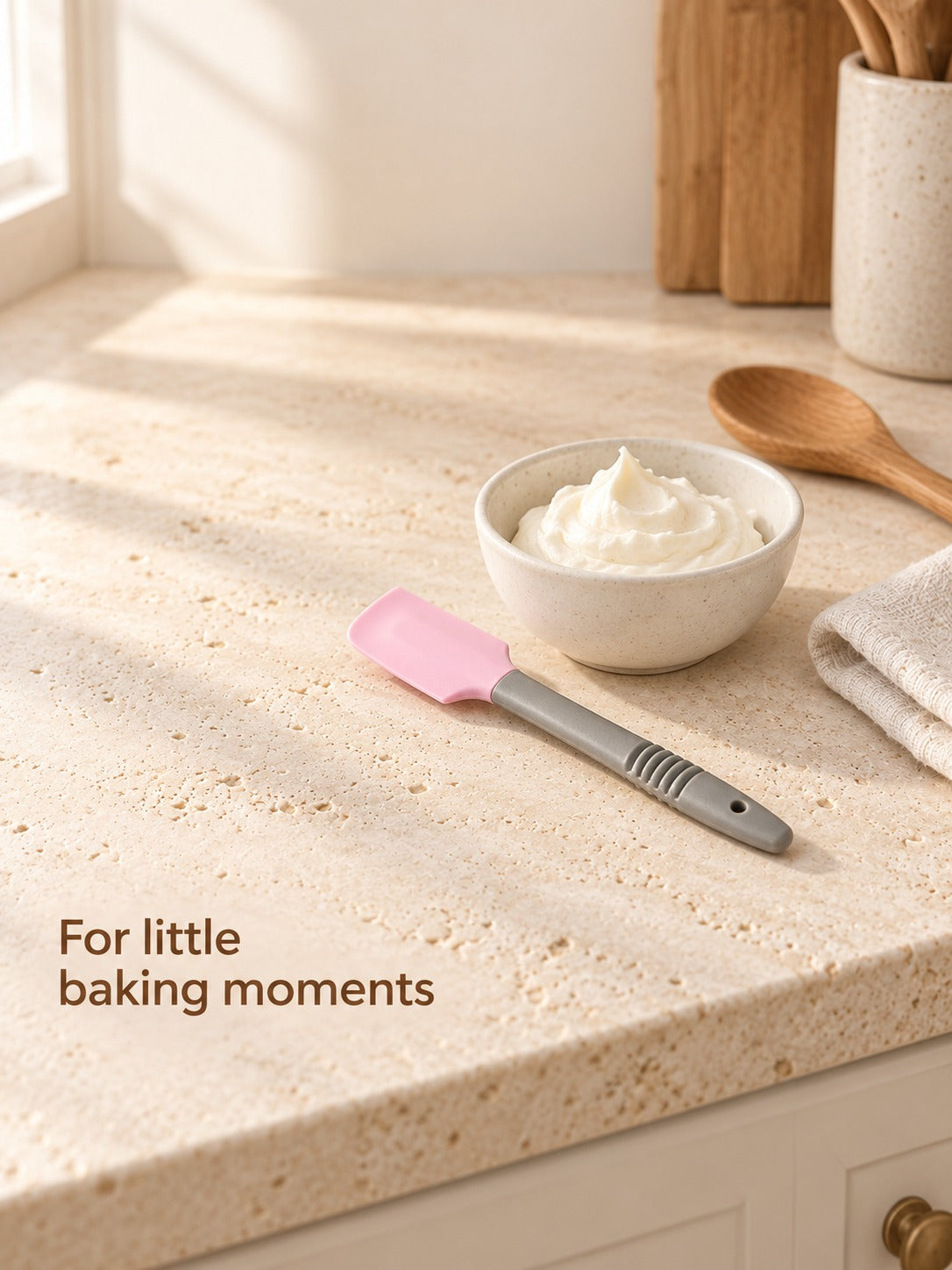 Mini Silicone Cream Spatula for Precise Baking Work