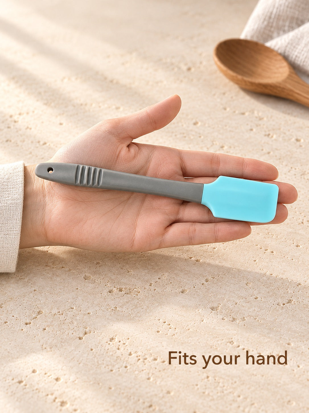 Mini Silicone Cream Spatula for Precise Baking Work