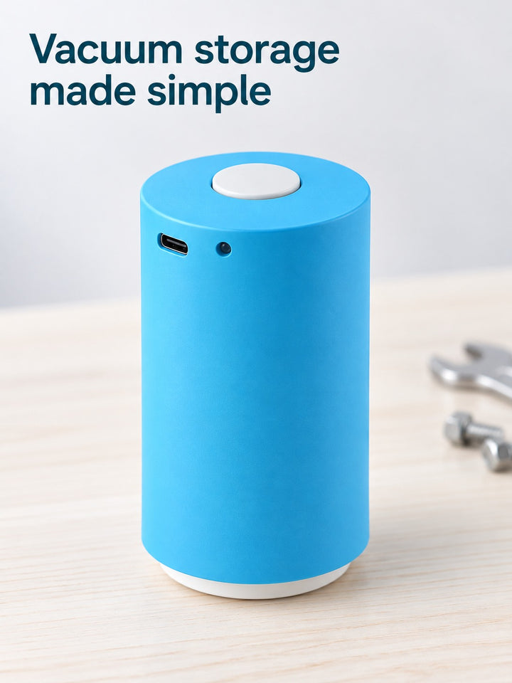 Mini Vacuum Sealer Pump: Save 80% Storage Space Fast