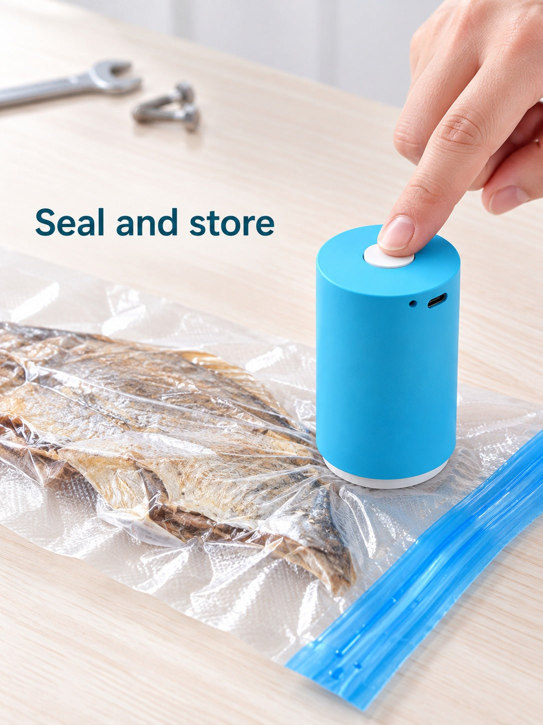 Mini Vacuum Sealer Pump: Save 80% Storage Space Fast