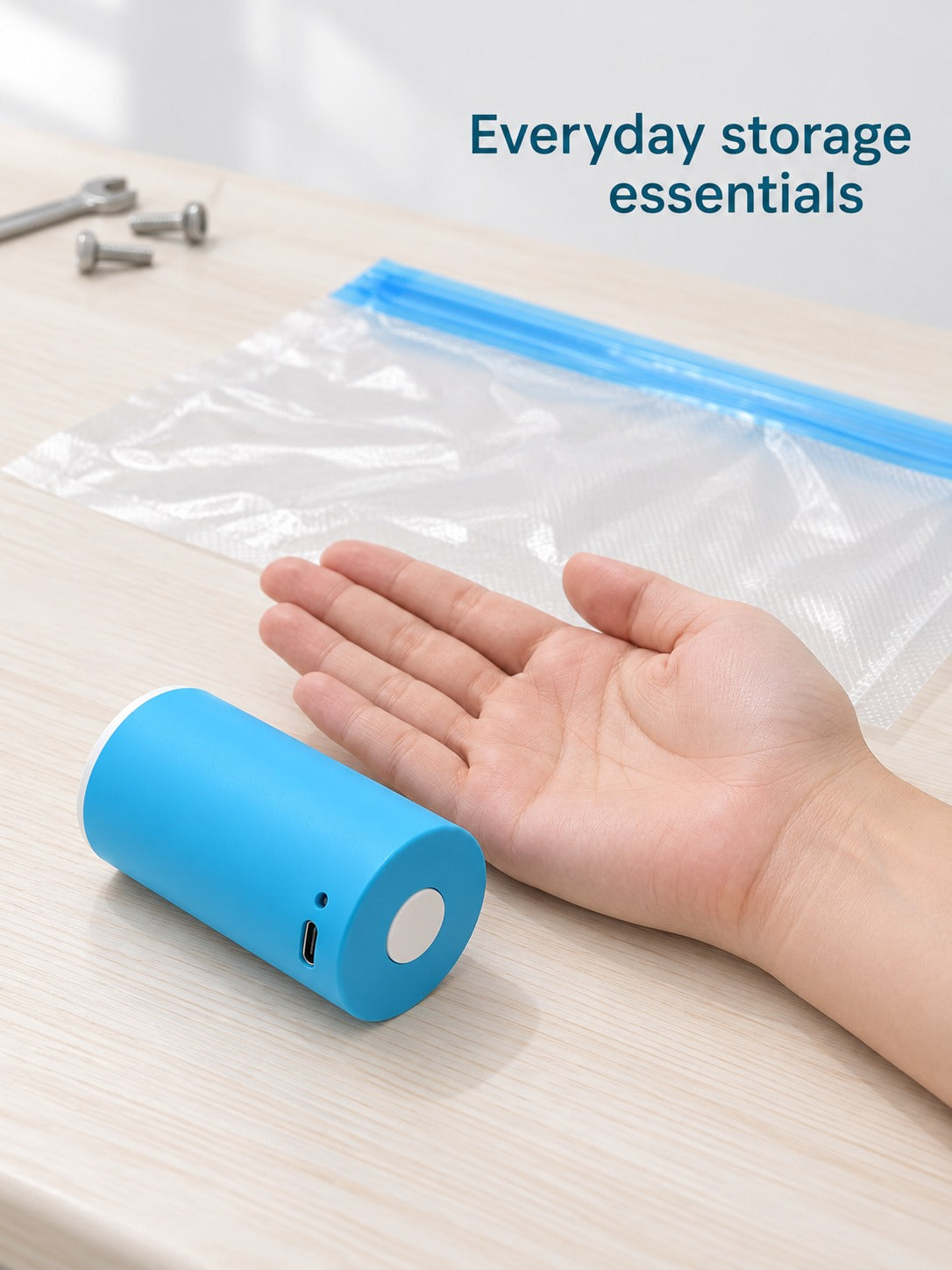 Mini Vacuum Sealer Pump: Save 80% Storage Space Fast