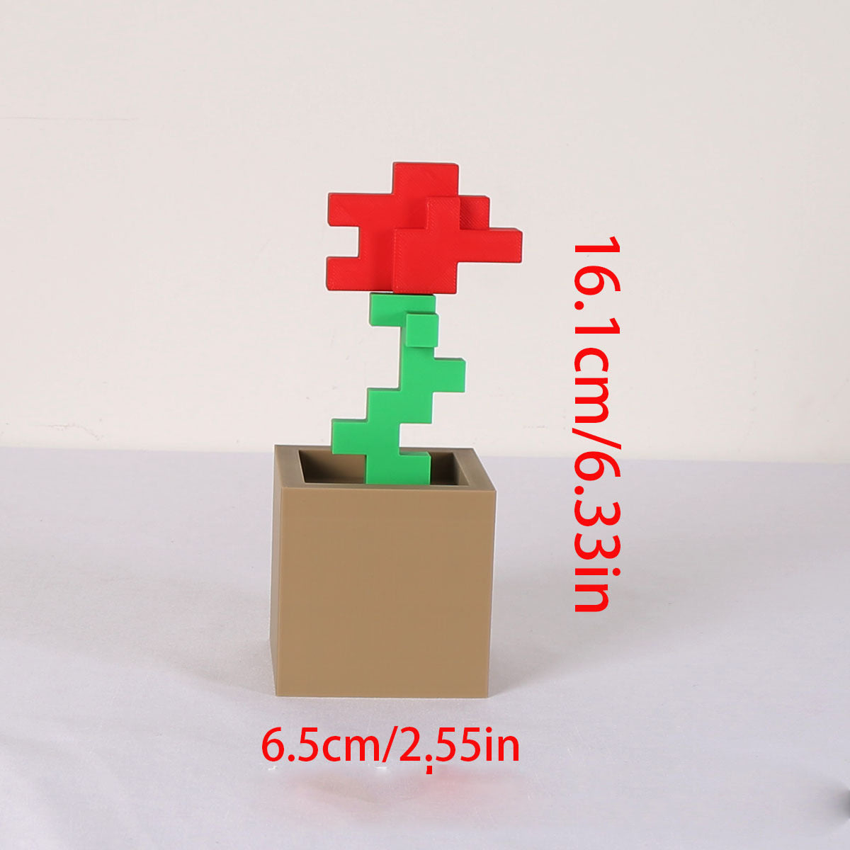 Miniature Flower Building Blocks for Maintenance-Free Decor