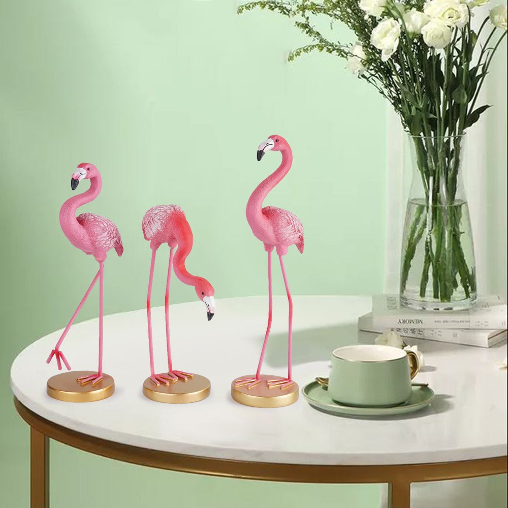 Flamingo Decor Set for Playful Tropical Home Style