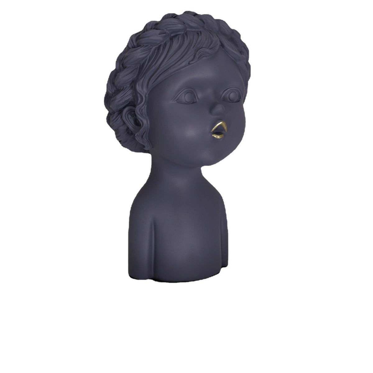 Minimalist Resin Girl Ornament for Modern Shelf Decor