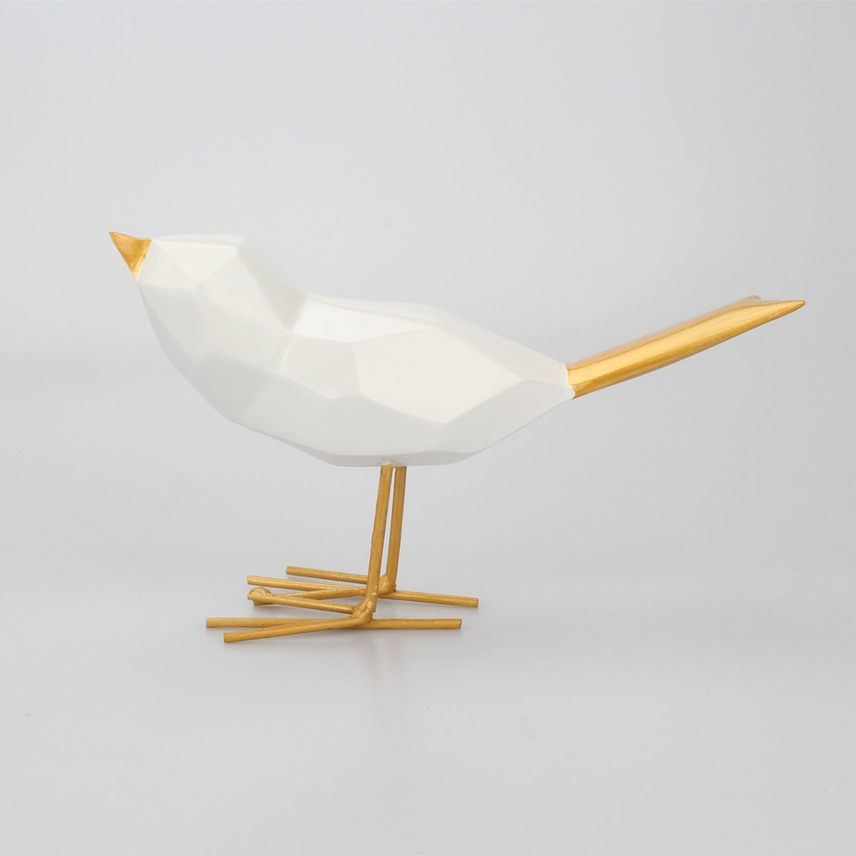 Minimalist Bird Sculpture for Modern Shelf Display