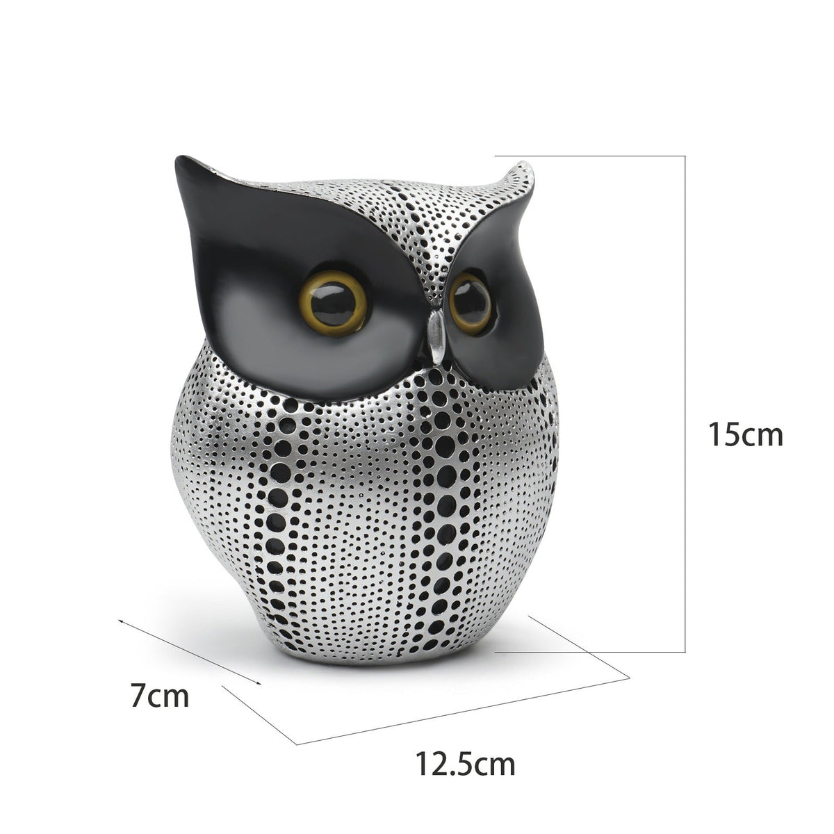 Minimalist Owl Resin Decor Accent for Modern Interiors