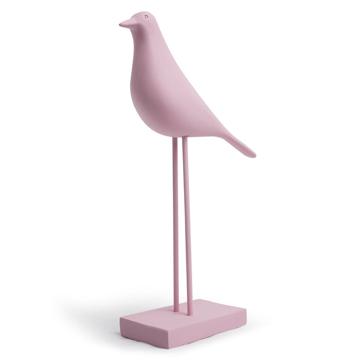 Minimalist Pigeon Ornament Set - Dusty Pink Decor