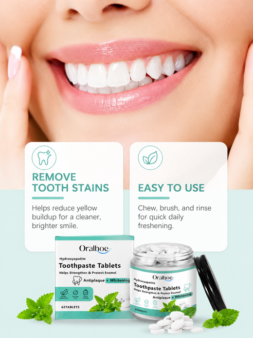 Toothpaste Tablets — Brighten Smile & Strengthen Enamel