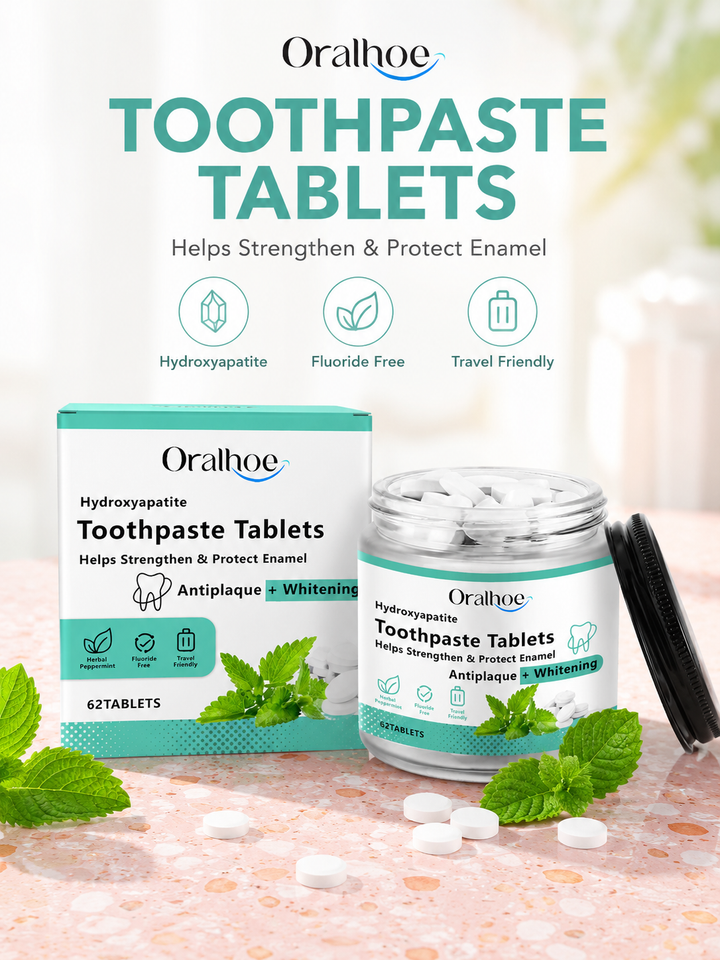 Toothpaste Tablets — Brighten Smile & Strengthen Enamel