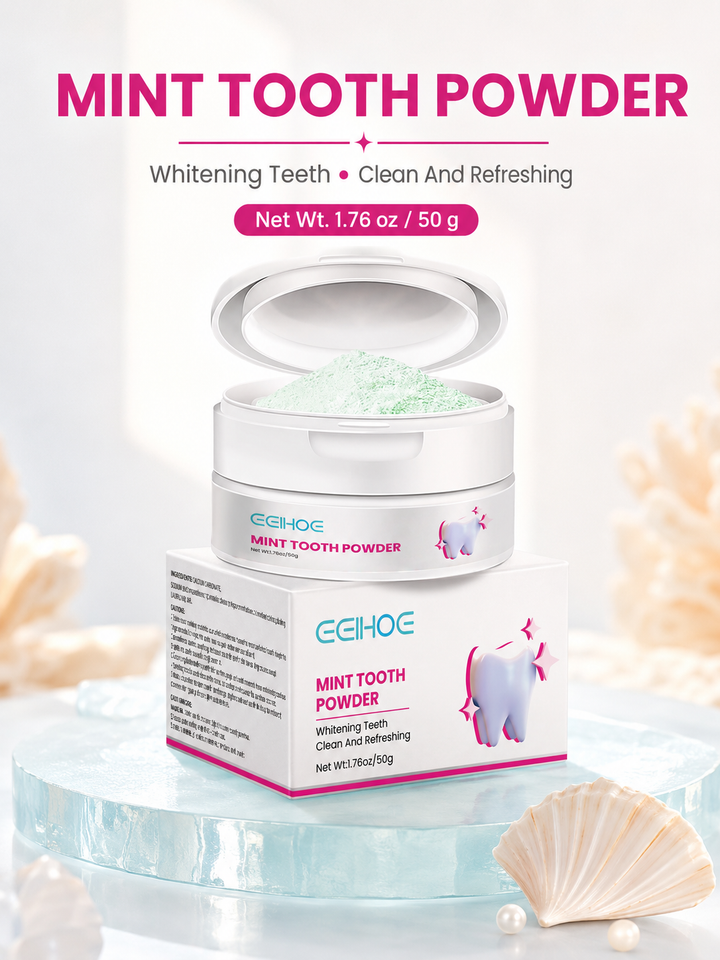Tooth Whitening Powder — Brighten Teeth, Fresh Breath in Days