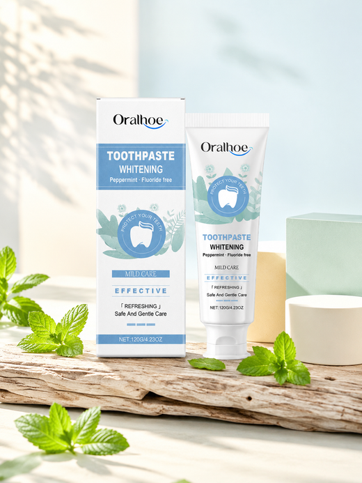 Whitening Toothpaste – Peppermint Fresh Breath & Gentle
