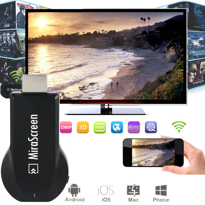 HDMI Wireless Screen Mirroring Stick for Older TVs