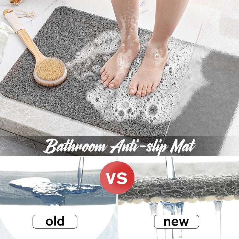 Non-Slip Microfiber Bath Mat for Quick-Dry Comfort