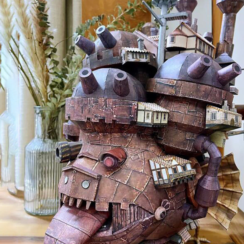 3D Paper Castle Model DIY Fantasy Display Craft Ornament