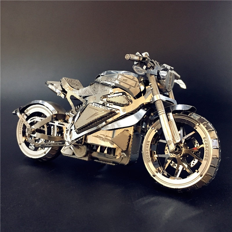 3D Metal Motorcycle Puzzle | 1:16 DIY Display Model