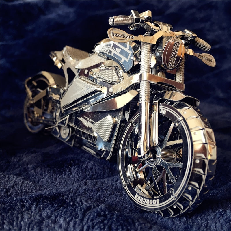 3D Metal Motorcycle Puzzle | 1:16 DIY Display Model