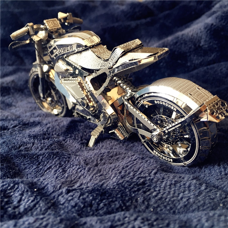 3D Metal Motorcycle Puzzle | 1:16 DIY Display Model