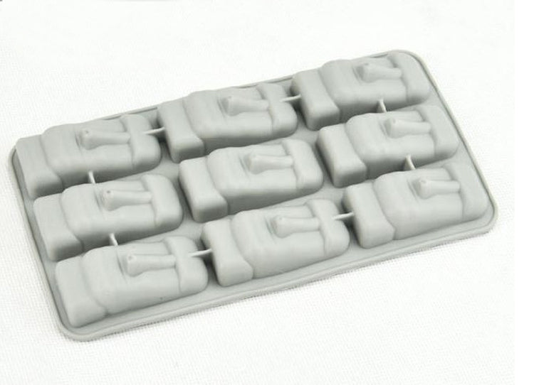 Moai Statue Ice Cube Tray Silicone Mold for Parties