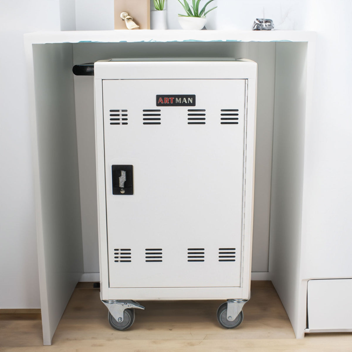 Mobile Laptop & Tablet Charging Cart for 32 Devices
