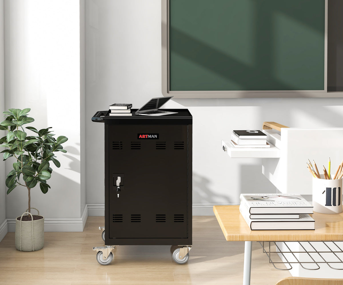 Secure Mobile Charging Cart for 32 Tablets & Laptops