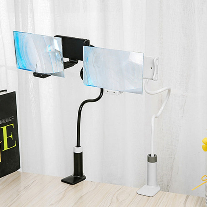 Adjustable Phone Holder with 3D HD Screen Magnifier Stand