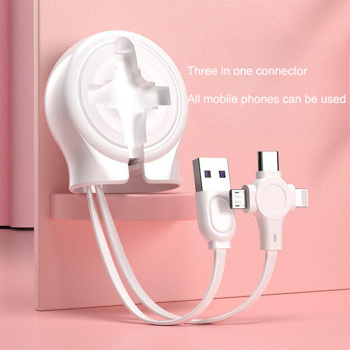 Retractable Phone Charging Cable 3-in-1 for All Phones
