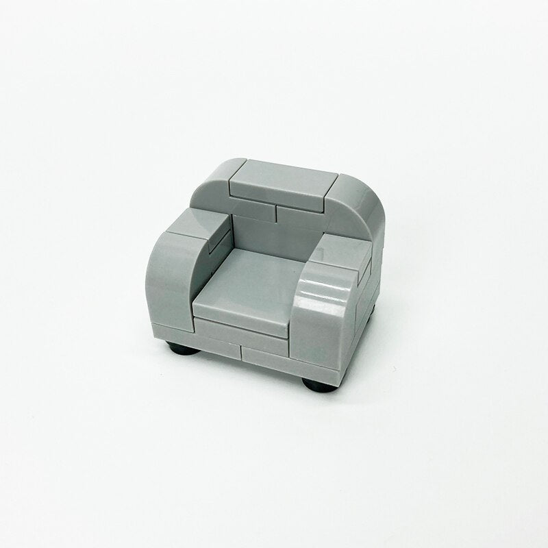 Mini Building Block Furniture for Complete Room Scenes
