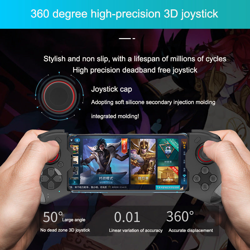 Mobile Gaming Controller With Wireless Dual Joysticks