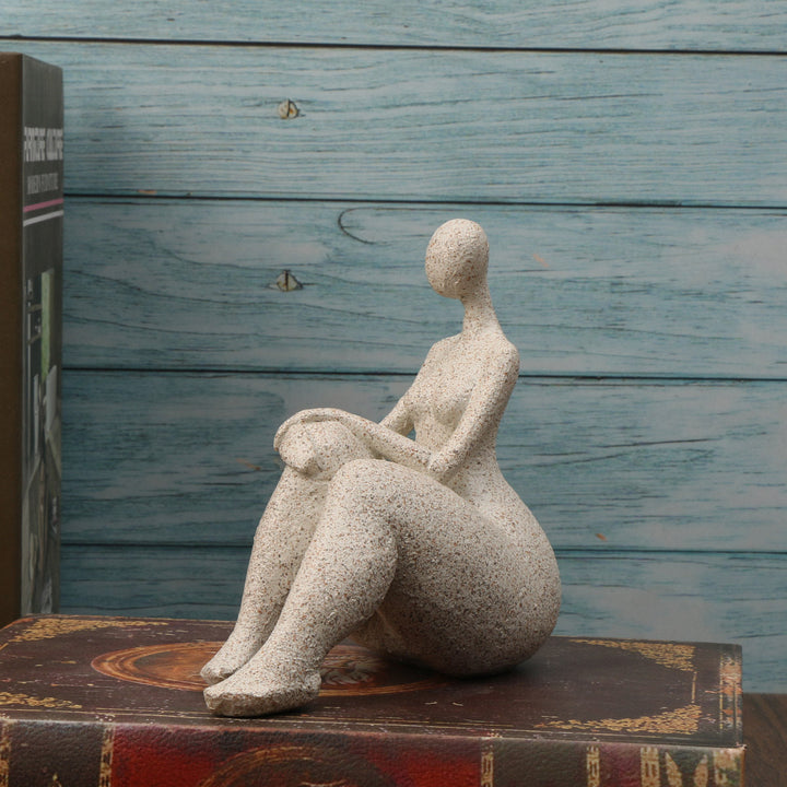 Abstract Female Figurines Pair for Modern Home Decor