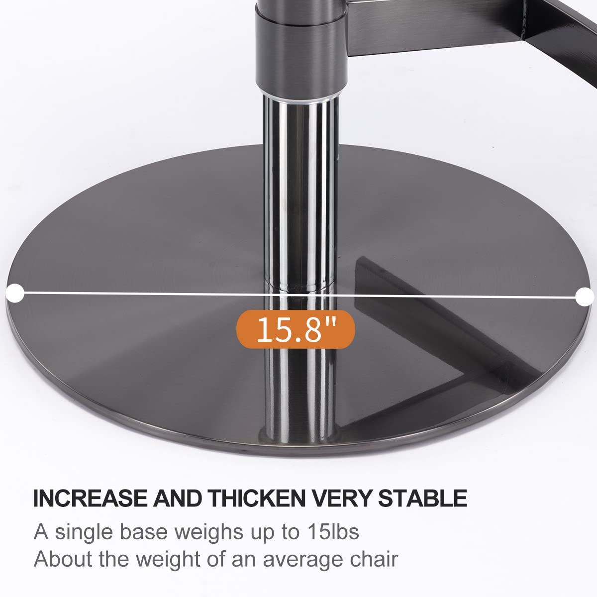 Adjustable Modern Bar Chair with Gas Lift Swivel