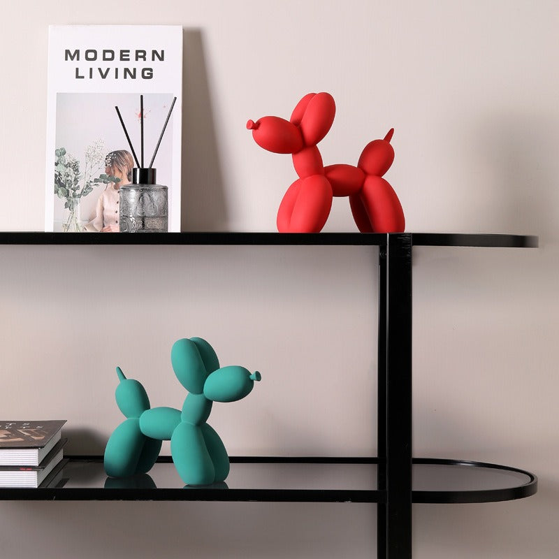 Balloon Dog Sculpture for Playful Modern Home Decor