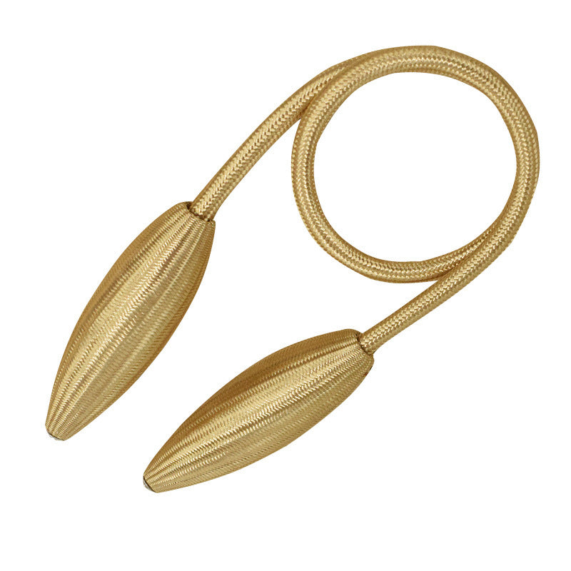 No-Drill Curtain Tieback Rope for Elegant Window Draping