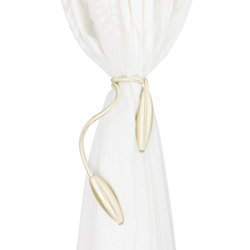 No-Drill Curtain Tieback Rope for Elegant Window Draping