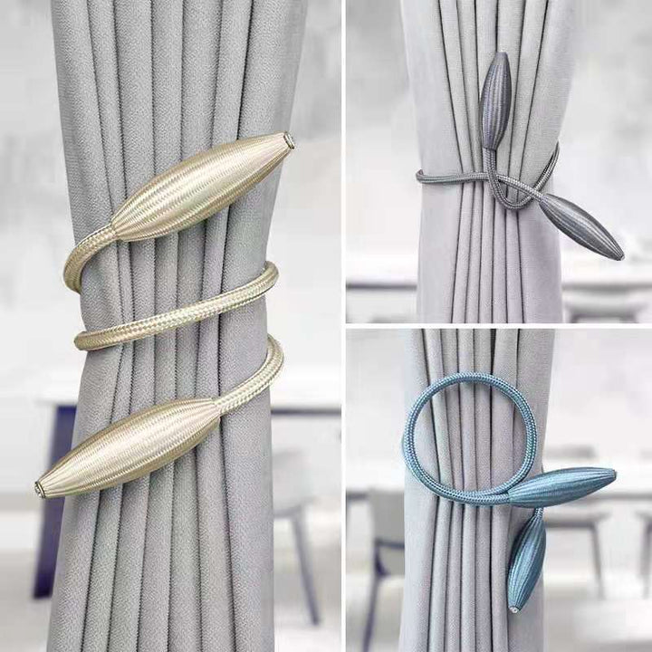No-Drill Curtain Tieback Rope for Elegant Window Draping