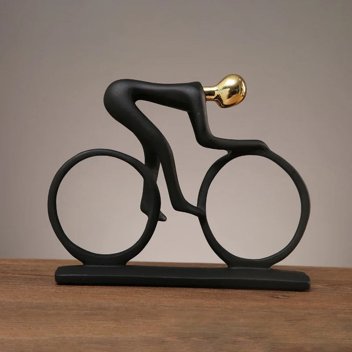 Modern Bicycle Sculpture for Minimalist Home Decor